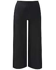 Wide Leg Jersey Trousers Length 29in