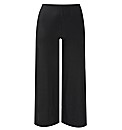 Wide Leg Jersey Trousers Length 31in