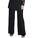 Wide Leg Jersey Trousers Length 31in