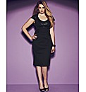Anna Scholz PU Trim Dress