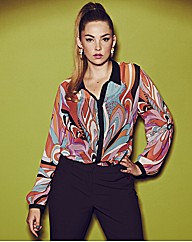 Anna Scholz Print Blouse and Cami