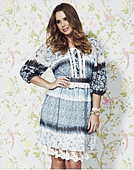 Frock and Frill Print Dress
