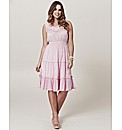 Frock and Frill Tiered Crochet Dress