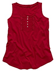 Time Out Curved Hem Vest Top