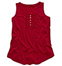 Time Out Curved Hem Vest Top