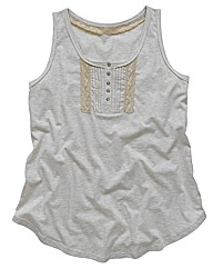 Time Out Curved Hem Vest Top