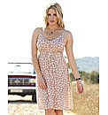 Time Out Elasticated Strap Print Dress