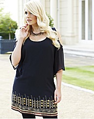 Changes Boutique Cut Out Sleeve Tunic