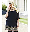 Changes Boutique Cut Out Sleeve Tunic