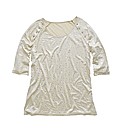 Angel Ribbons Skye Foil Print Top