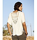 Spirit and Sands Lace Trim Shrug