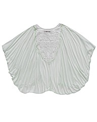 Spirit and Sands Lace Trim Shrug