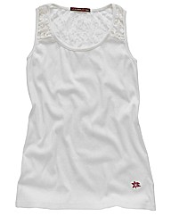 Spirit and Sands Lace Trim Vest