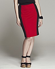 Bespoke Dita Contrast Panel Pencil Skirt