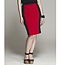 Bespoke Dita Contrast Panel Pencil Skirt
