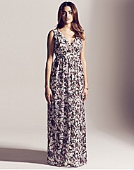 Project D Lincoln Print Maxi Dress 58in