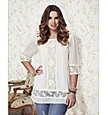Frock & Frill Lace Trim Blouse