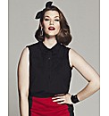 Bespoke Belle Sleeveless Applique Blouse