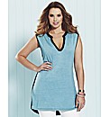 And Abigail Contrast Jersey Top