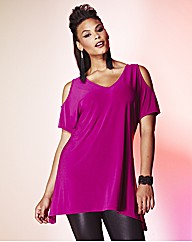 Grazia Cut Out Shoulder Top