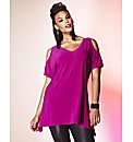 Grazia Cut Out Shoulder Top