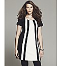 Bespoke Edie Contrast Panel Tunic Top