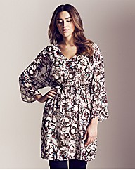 Project D Empire Print Kaftan Tunic