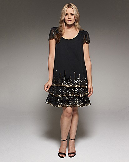 Project D London Buckingham Sequin Party Dress