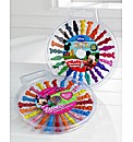 Mickey & Minnie Shaped Crayon Twin Pack