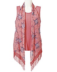 Joe Browns Funky Fringe Waistcoat Top