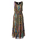 Joe Browns Printed Tiered Maxi Dress