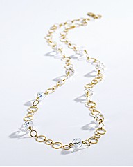 Adele Marie Long Ring Necklace