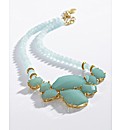 Sabella Resin Stone Beaded Necklace
