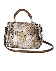 Gabriella Snake Effect Clasp Bag