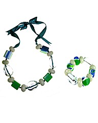 Fresh Cargo Necklace and Bracelet Set