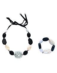 Fresh Cargo Necklace and Bracelet Set