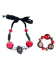 Fresh Cargo Necklace and Bracelet Set