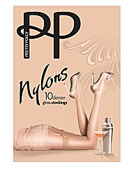 Pretty Polly Sherry Gloss Stockings Pk2