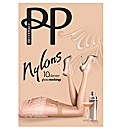 Pretty Polly Sherry Gloss Stockings Pk2