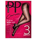 Pretty Polly Curves 10 Denier Tights Pk6