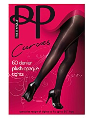 Pretty Polly Curves Plush Opaque Tights