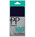 Pretty Polly 100Denier Opaque Tights Pk2