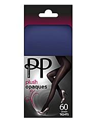 Pretty Polly Plush Opaque Tights Pk2