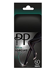 Pretty Polly 60Denier Lustre Tights Pk2