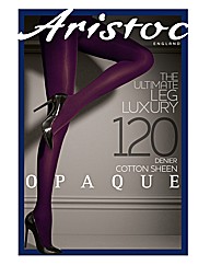 Aristoc 120 Denier Cotton Sheen Tights
