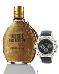 Diesel Fuel for Life Him 30ml EDT +Watch