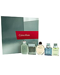 CK Mens 5 x 15ml EDT Mini Gift Set