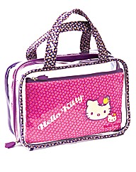 Hello Kitty Vintage Floral Cosmetic Bags