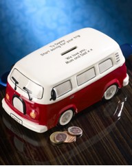 Personalised Camper Van Moneybank