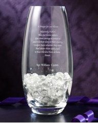 Personalised Soldiers Prayer Vase